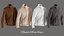 realistic jackets 8 pullover 3D model