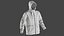 realistic jackets 8 pullover 3D model