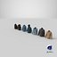 realistic jackets 8 pullover 3D model