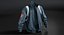 realistic jackets 8 pullover 3D model