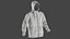 realistic jackets 8 pullover 3D model
