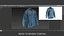 realistic jackets 8 pullover 3D model