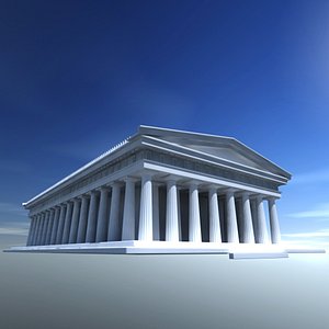 3d parthenon model