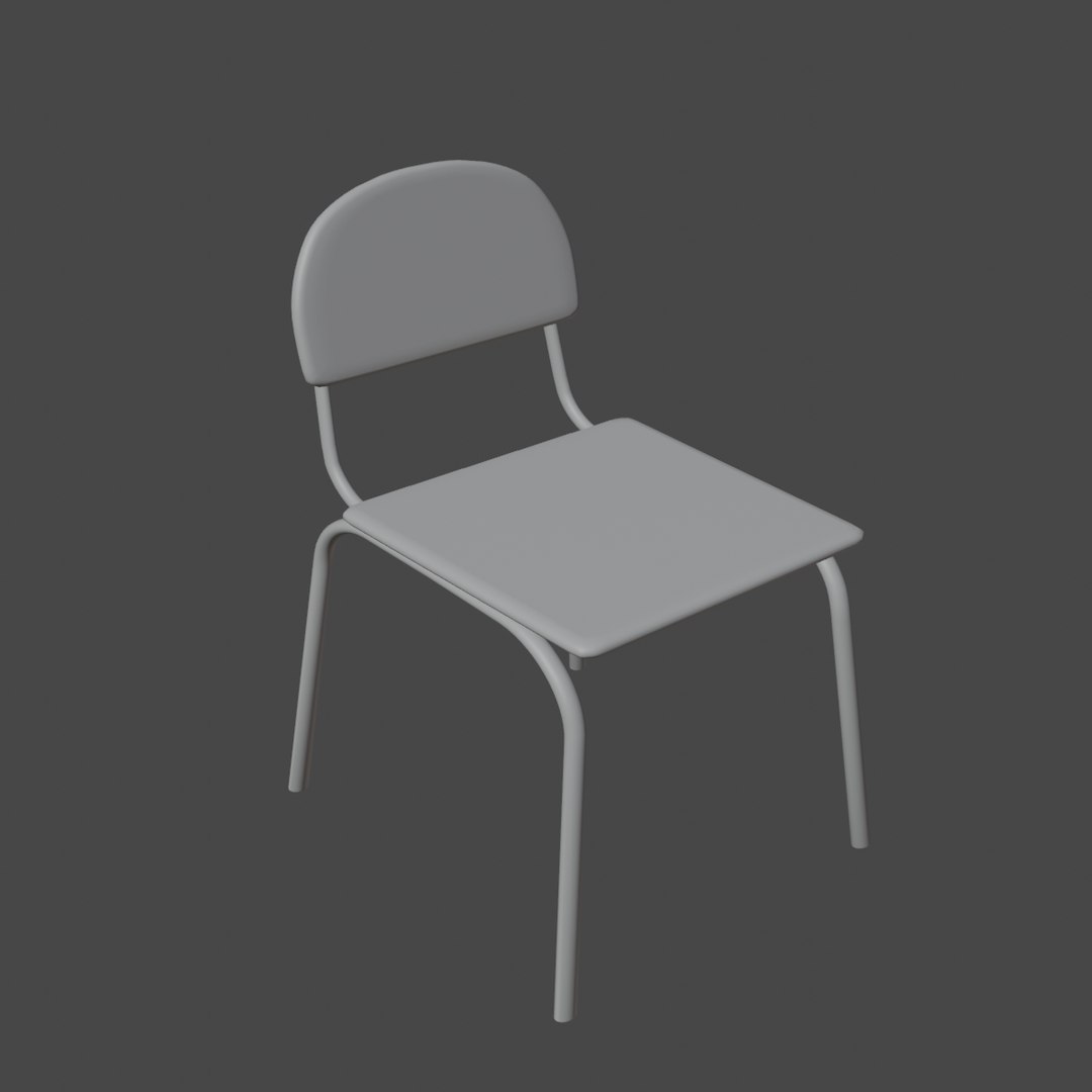 Simple Chair 03 - TurboSquid 2298669