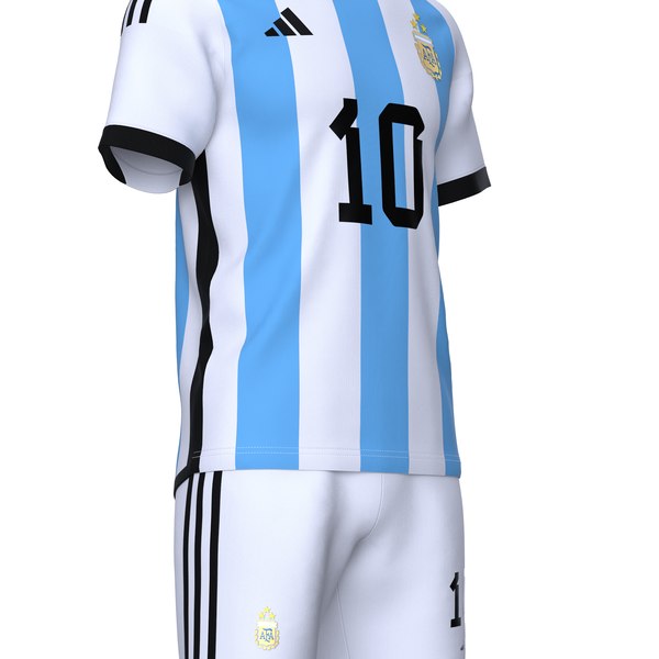 Argentina Messi New Jersey Design 2022 3D model - TurboSquid 2004090