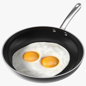 Fried Eggs in a Pan