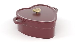 Heart Dutch Oven 3D model