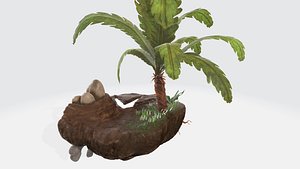 prehistoric age diorama model