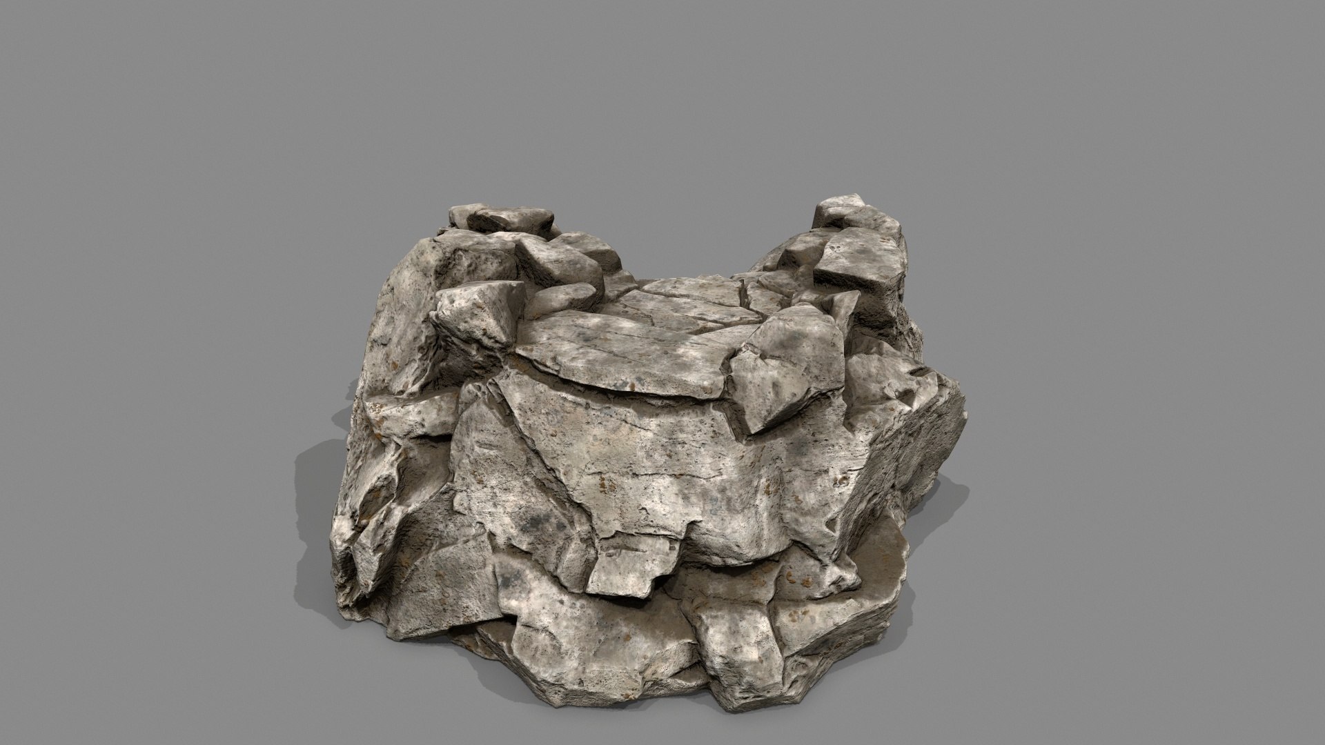 Old Rock Stairs 3D Model - TurboSquid 2284331