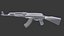 AK 47 Low Poly