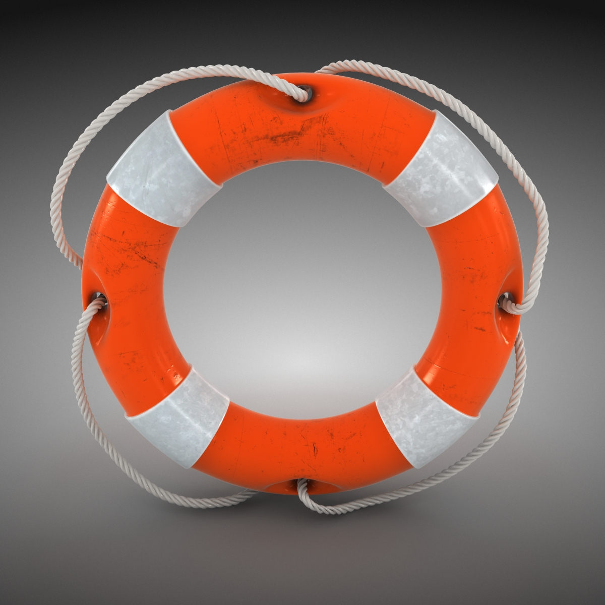 3ds max lifebuoy subdivided