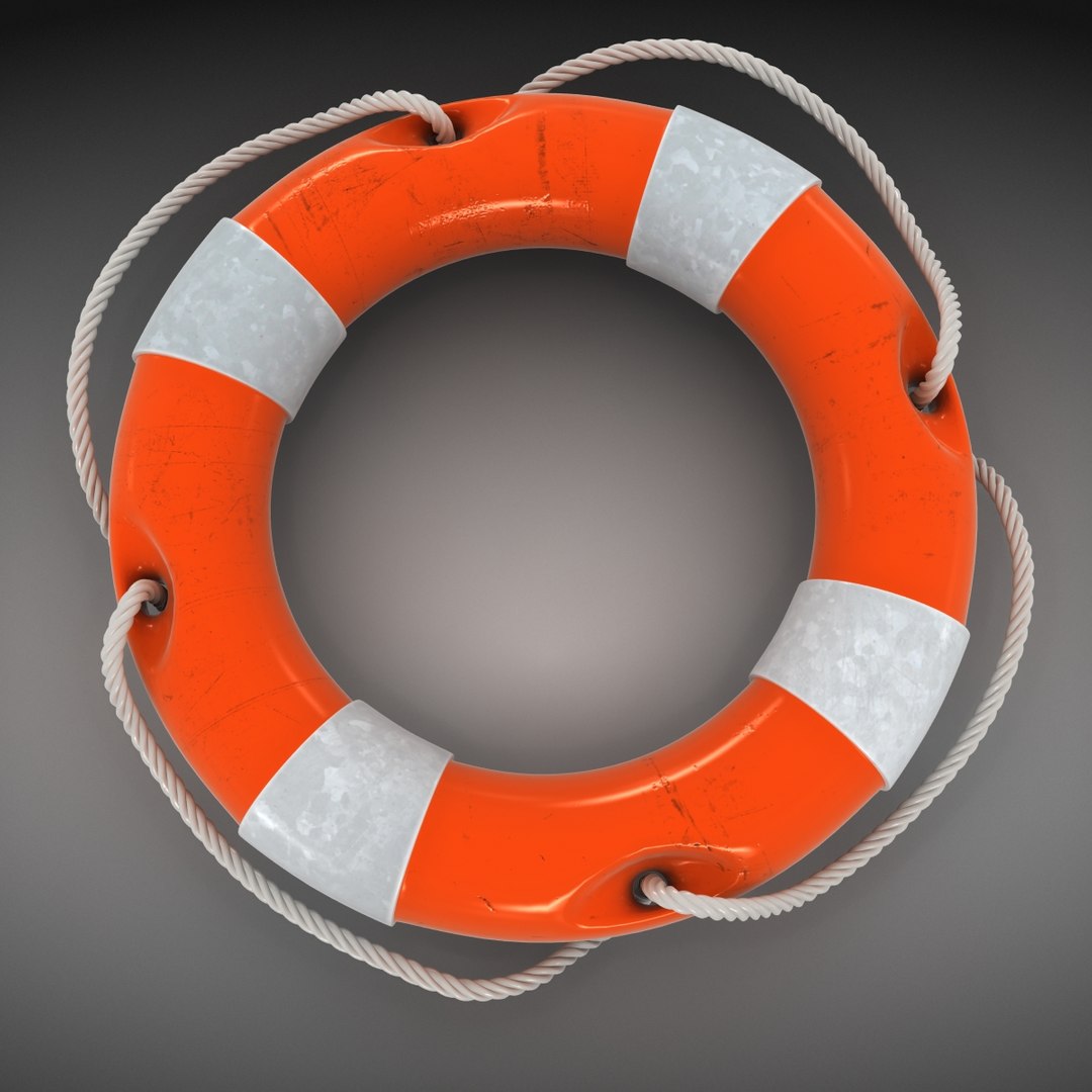 3ds max lifebuoy subdivided