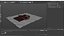 Dark Broken Nut Chocolate Pieces on Foil Sheet