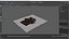 Dark Broken Nut Chocolate Pieces on Foil Sheet