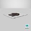 Dark Broken Nut Chocolate Pieces on Foil Sheet
