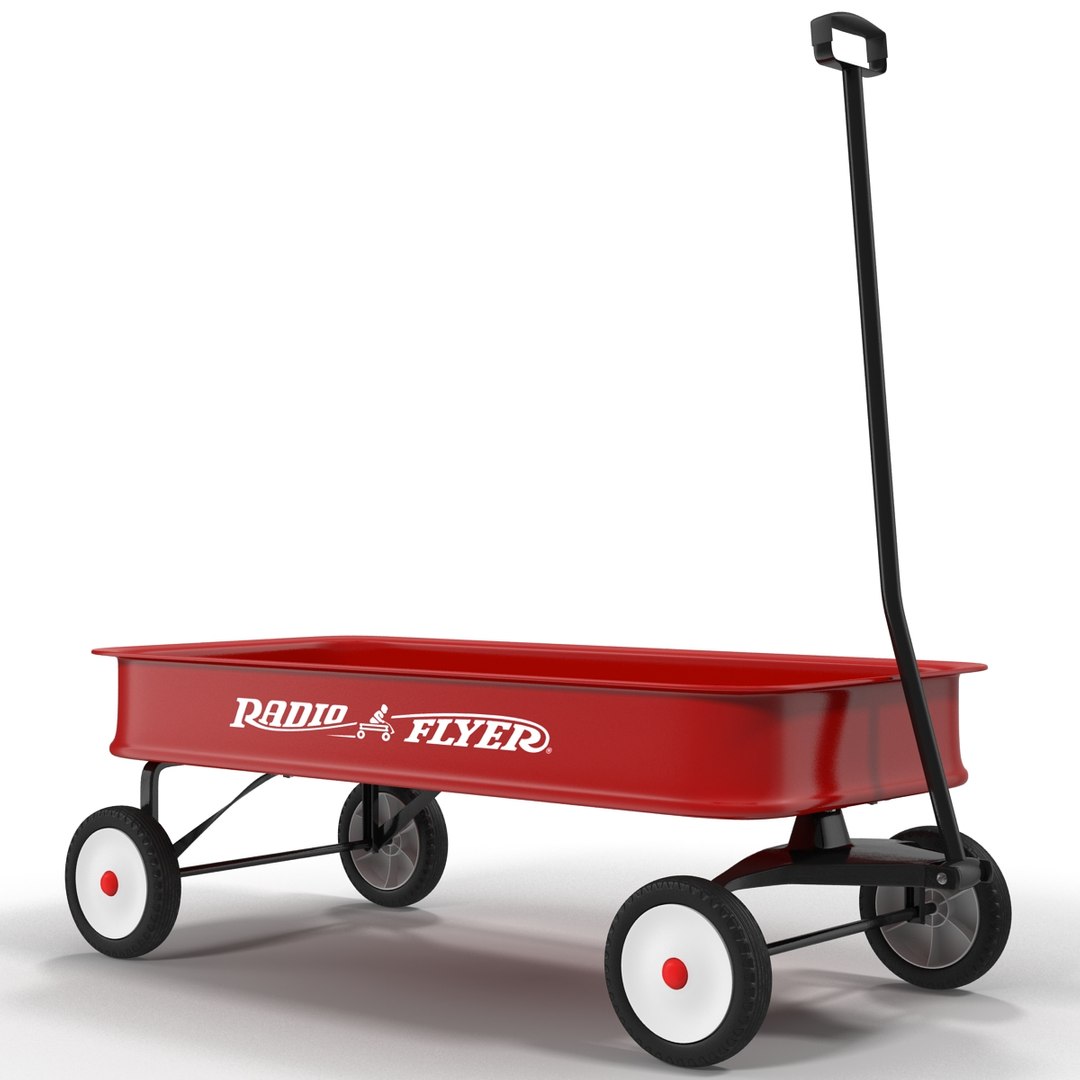 Childs Wagon 2 3D Model 3D model preview
