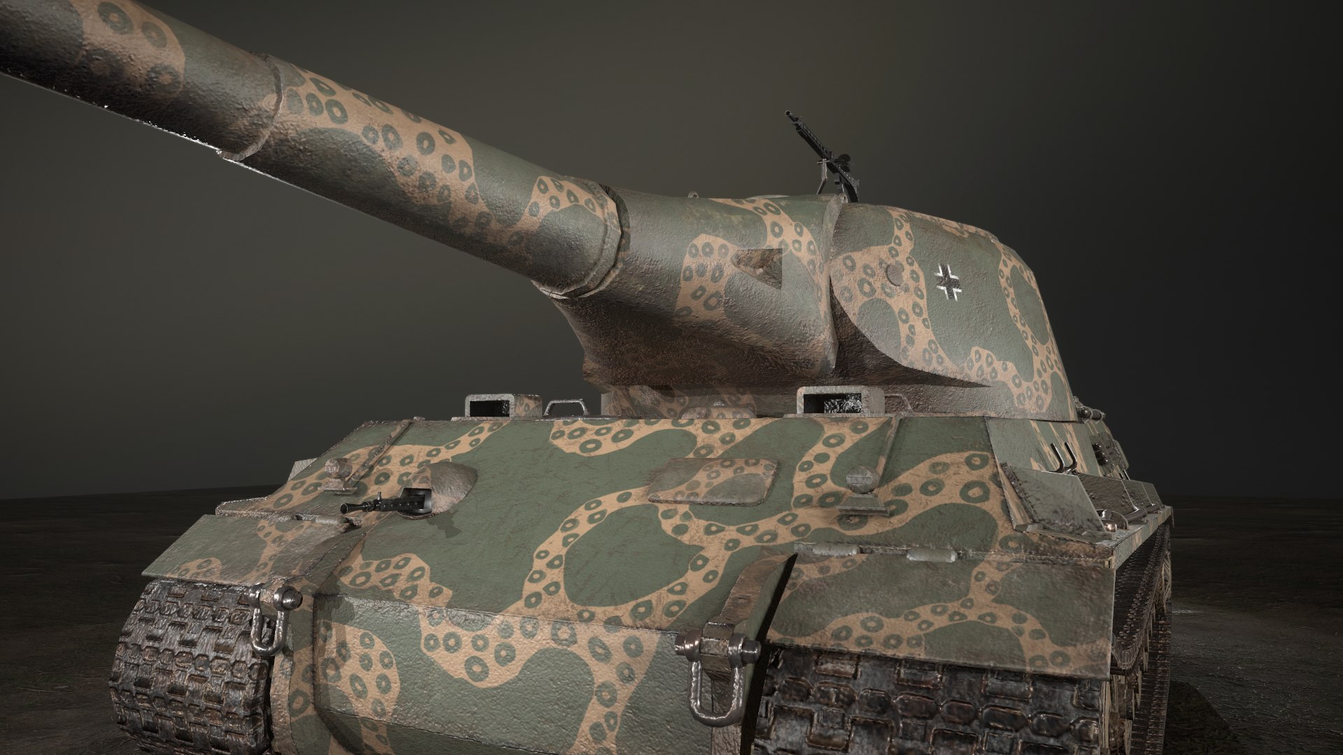German panzer vii lowe model - TurboSquid 1426139