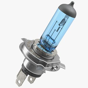 Automotive H4 Halogen Light Bulb 5000K