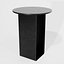 Lot de 5 tables d'appoint photoréalistes au style minimaliste et moderne