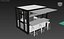 Quiosco del café del envase 3D
