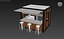 Quiosco del café del envase 3D