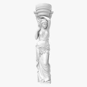 Pillar Statue01 3D Model