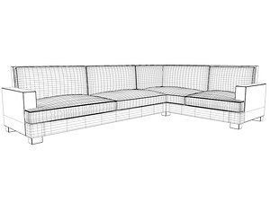3d vita lounge sofa - model