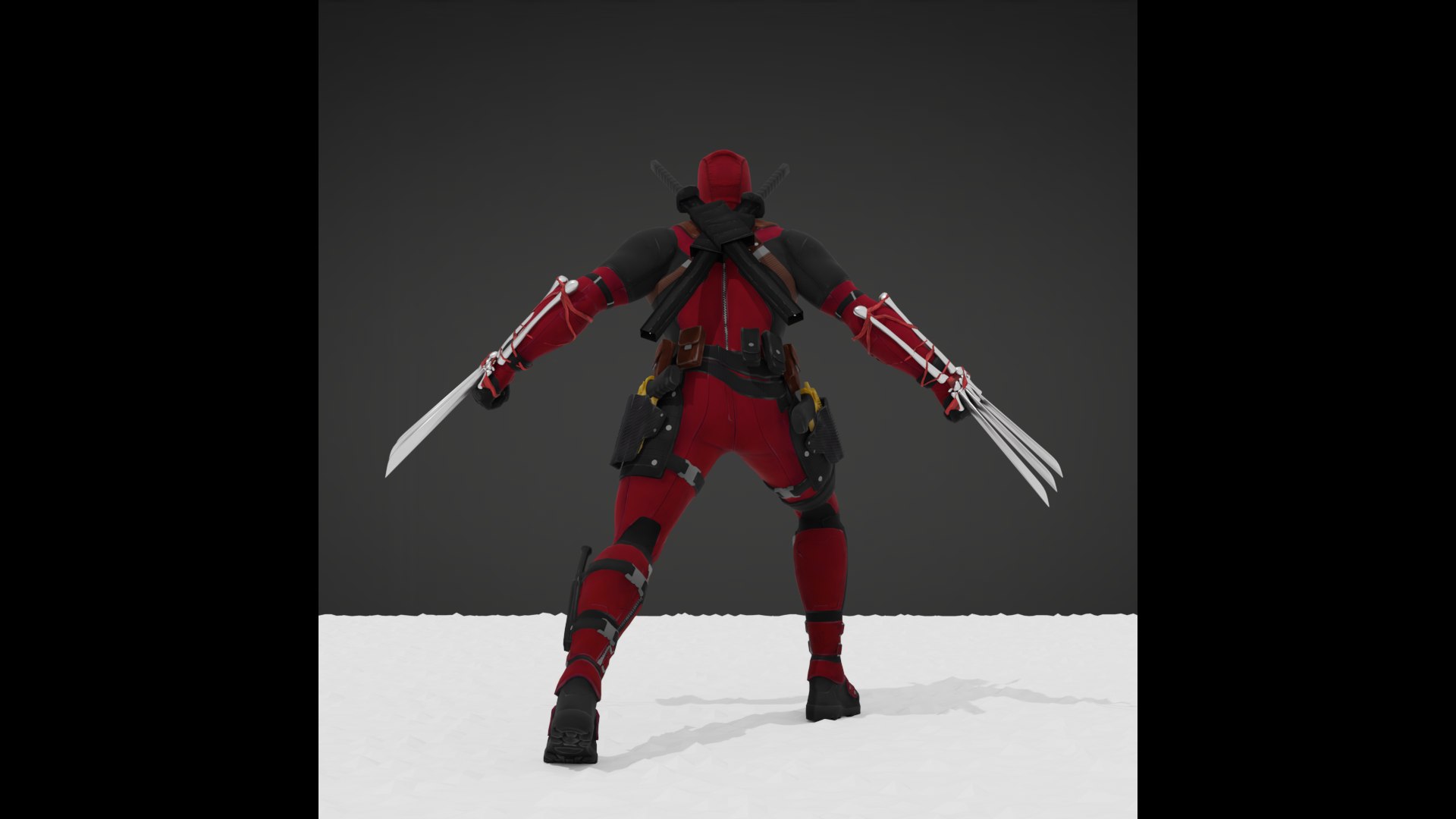 Deadpool 3D Model With Claws 3D Model - TurboSquid 2278791