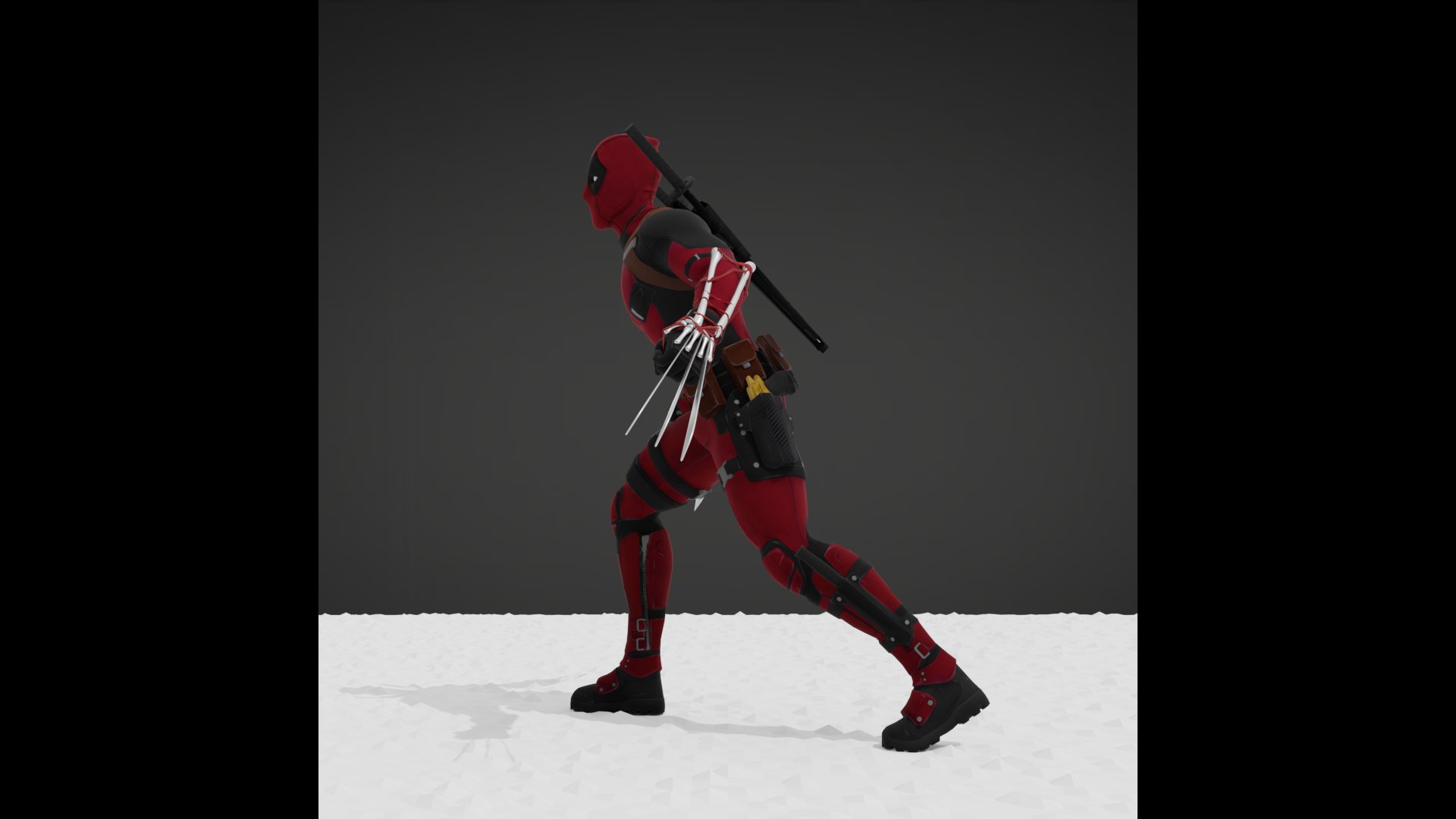 Deadpool 3D Model With Claws 3D Model - TurboSquid 2278791