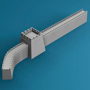 3ds max great wall
