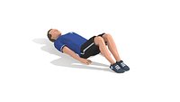 but up Exercise Man Animation