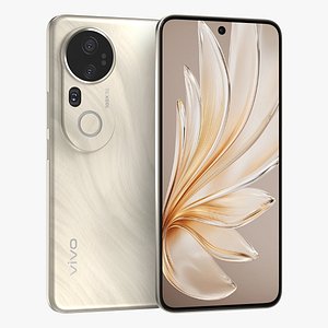 Vivo S20 Pro Gold 3D model