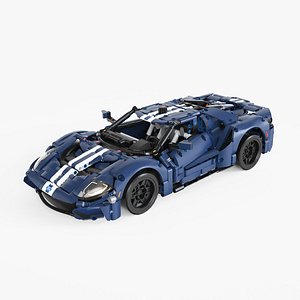 3D LEGO Technic 2022 Ford GT