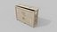 3D Tall Narrow Wooden Crate - Customizable Shipping Box