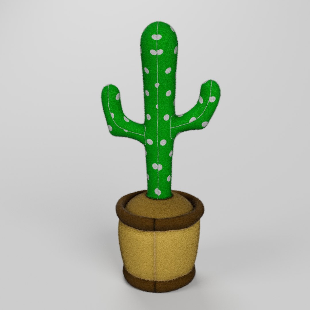 STL-Datei Tanzender Kaktus 👶・Design zum Herunterladen und 3D