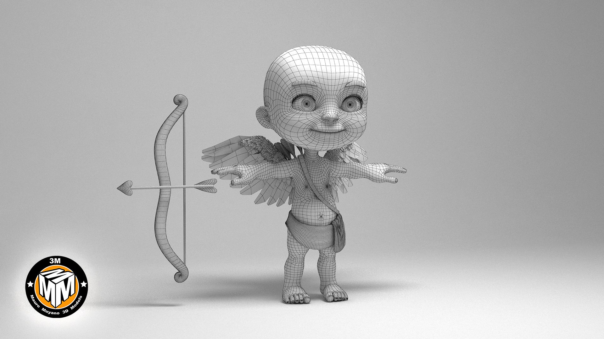 3D Cupid Angel - TurboSquid 1274873