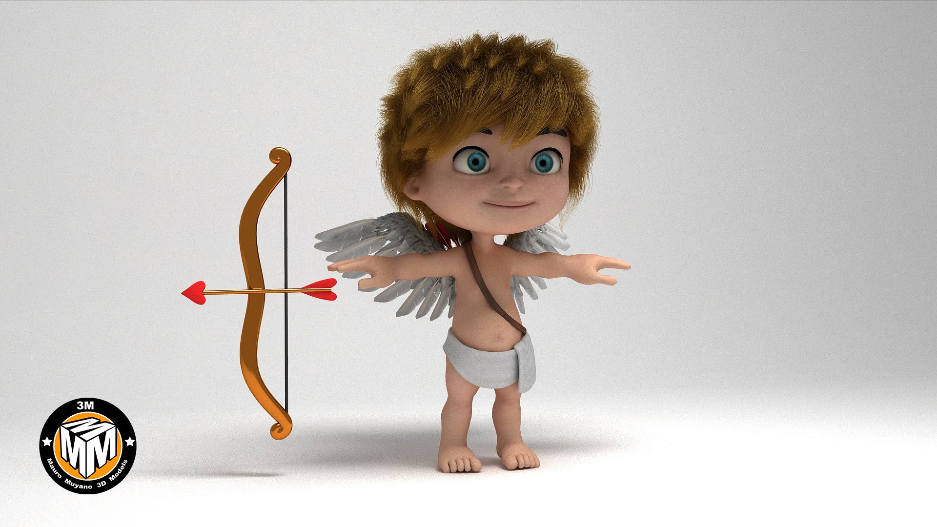 3D Cupid Angel - TurboSquid 1274873