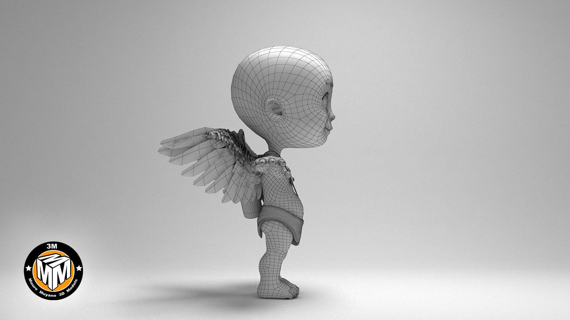 3D Cupid Angel - TurboSquid 1274873