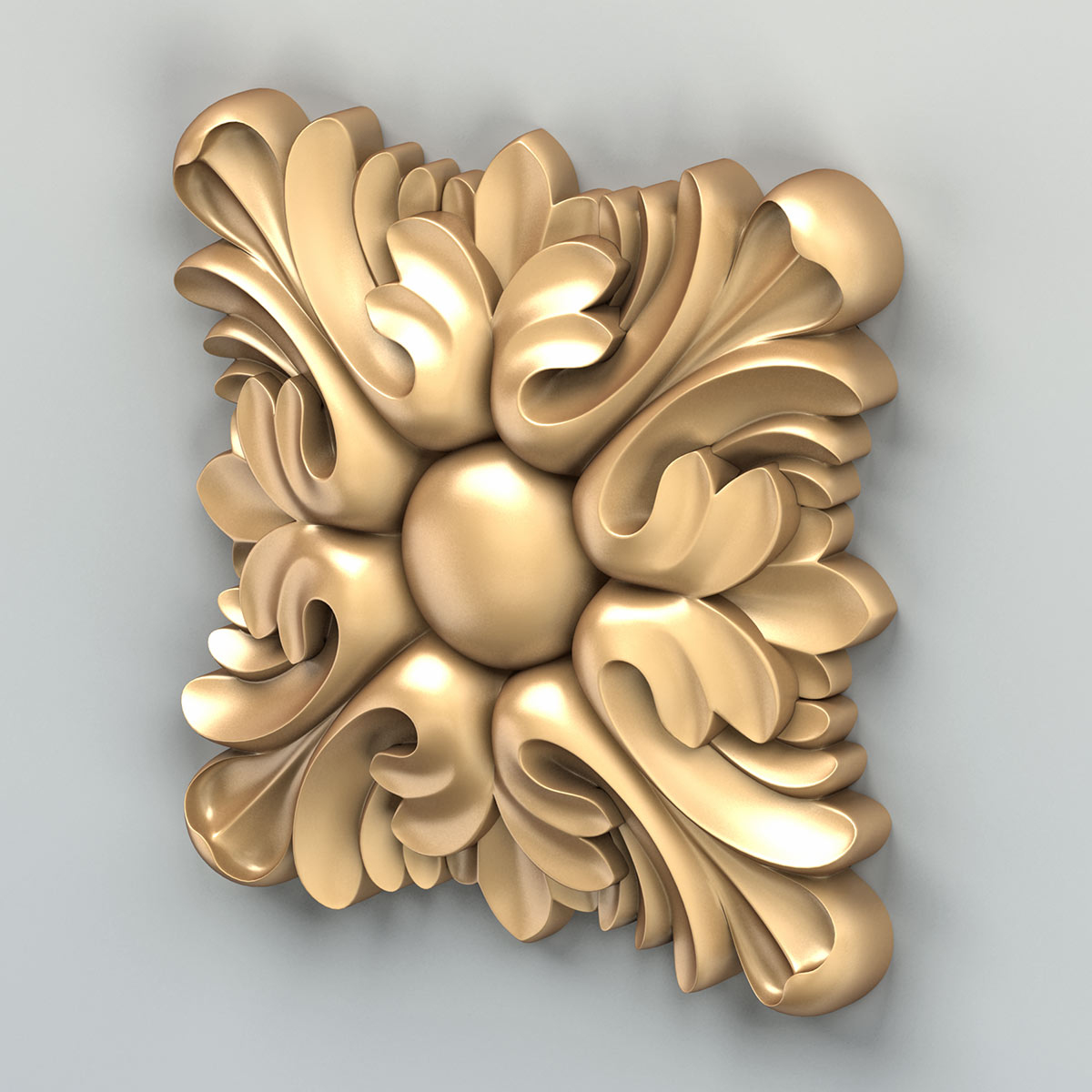 Cnc square rosette 3D model - TurboSquid 1688954