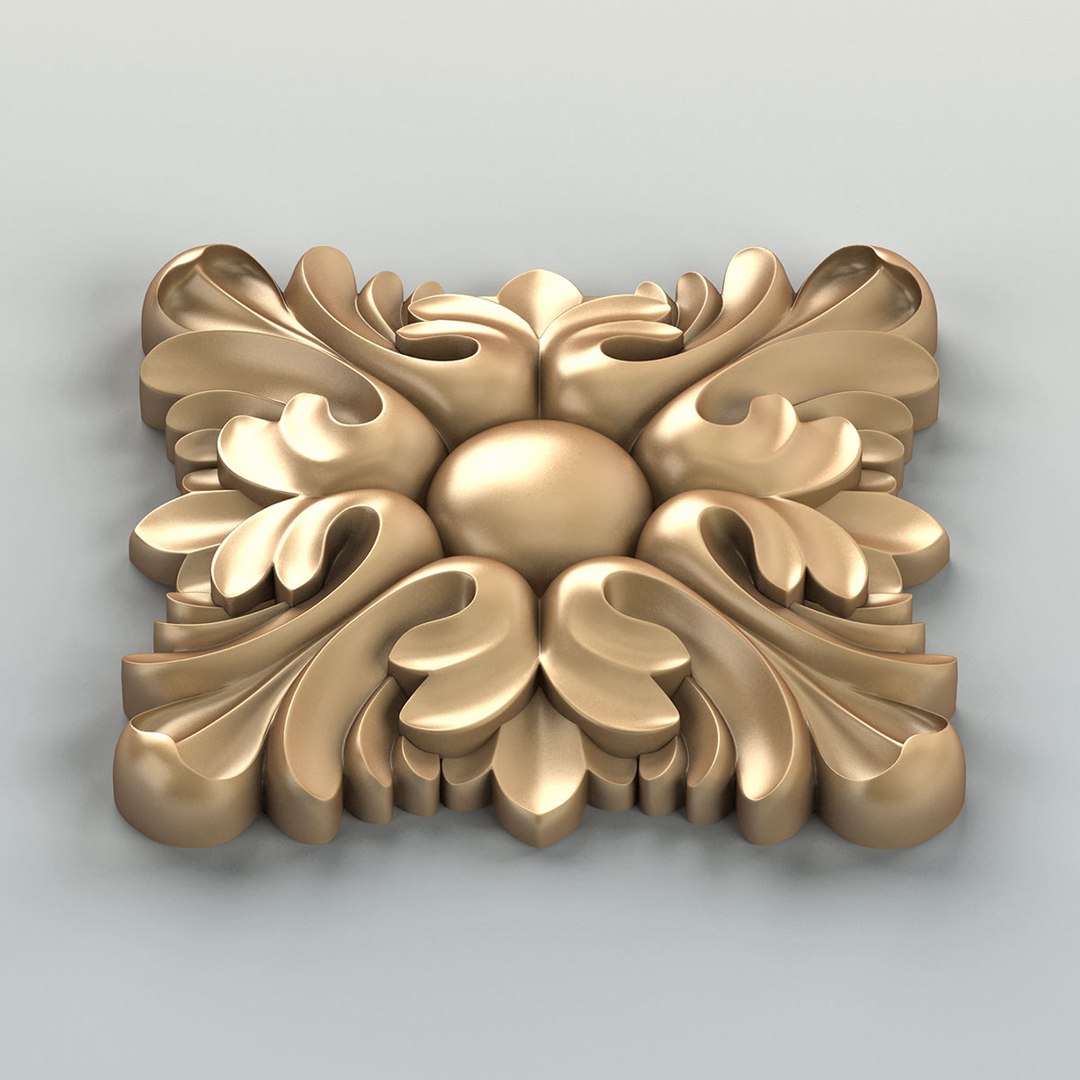 Cnc square rosette 3D model - TurboSquid 1688954