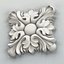 cnc square rosette 3D model