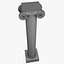 Ionic Column Low Poly