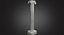 Ionic Column Low Poly
