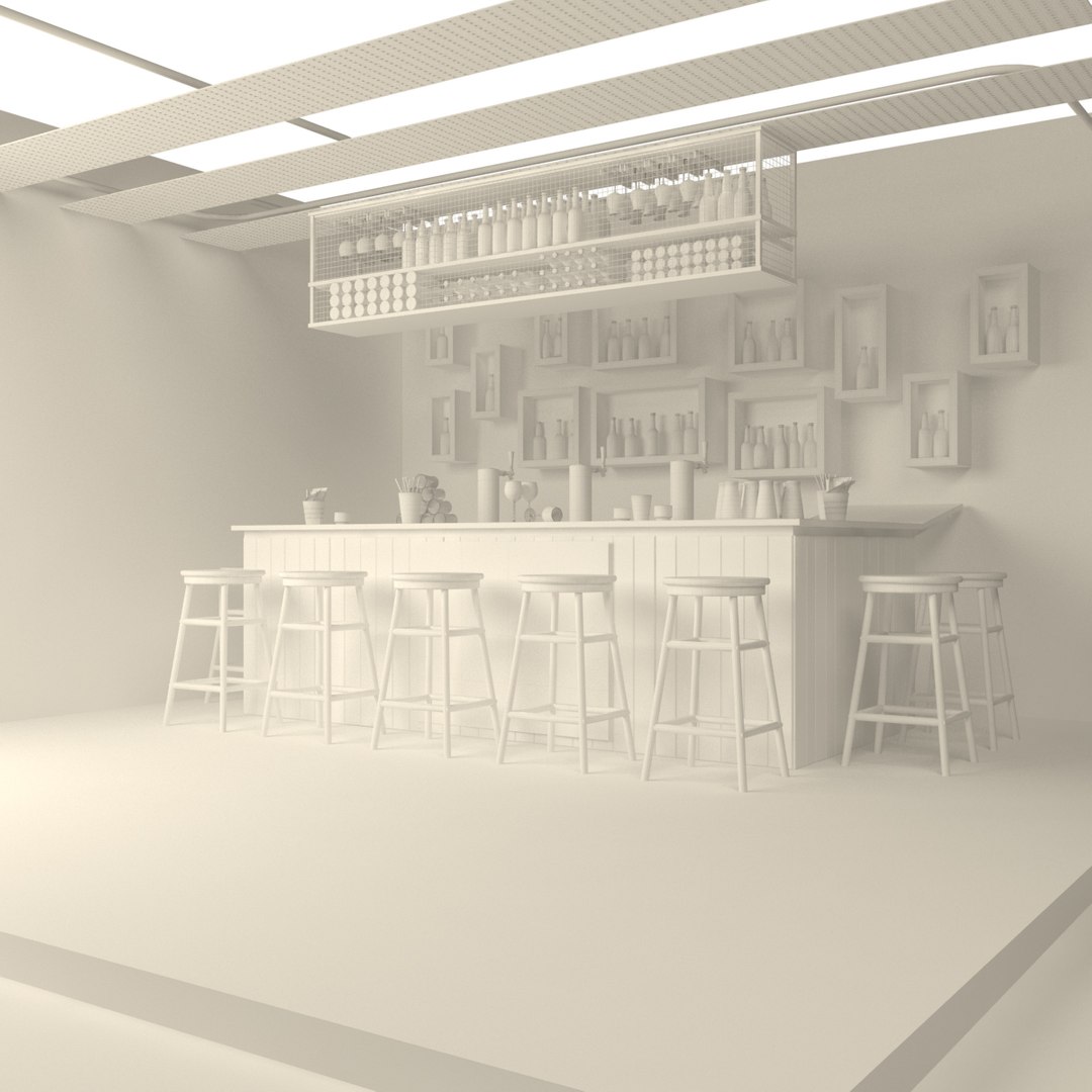 3d Model Bar