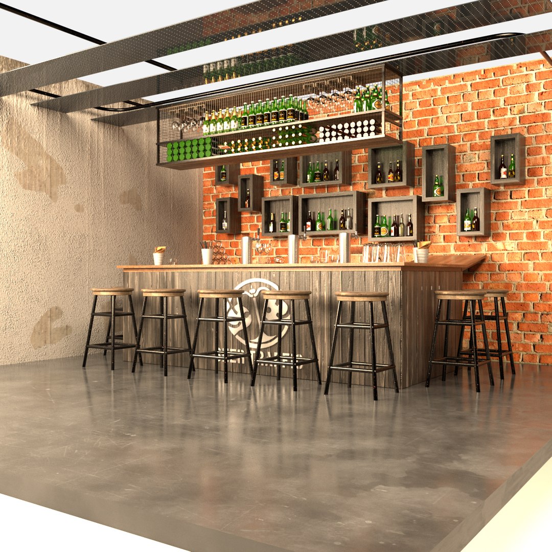 3d Model Bar
