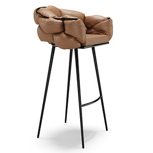 loftdesigne bar chair design 3D model
