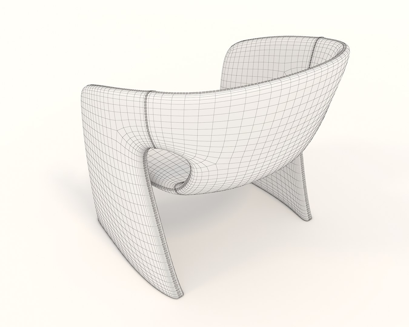 3D model Contemporary Chair and Coffee Table 5 - TurboSquid 1789043