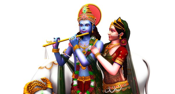 god krishna 3D model