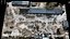 destroyed houses ruins terrain drone photogrammetry 3D model