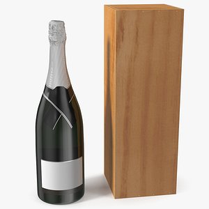 Premium Champagne with Wooden Box
